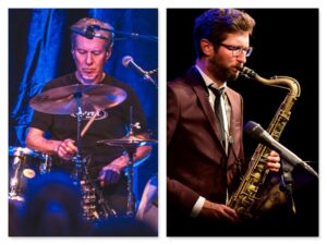 Ândy Winter am Schlagzeug, Markus Ehrlich am Saxophon